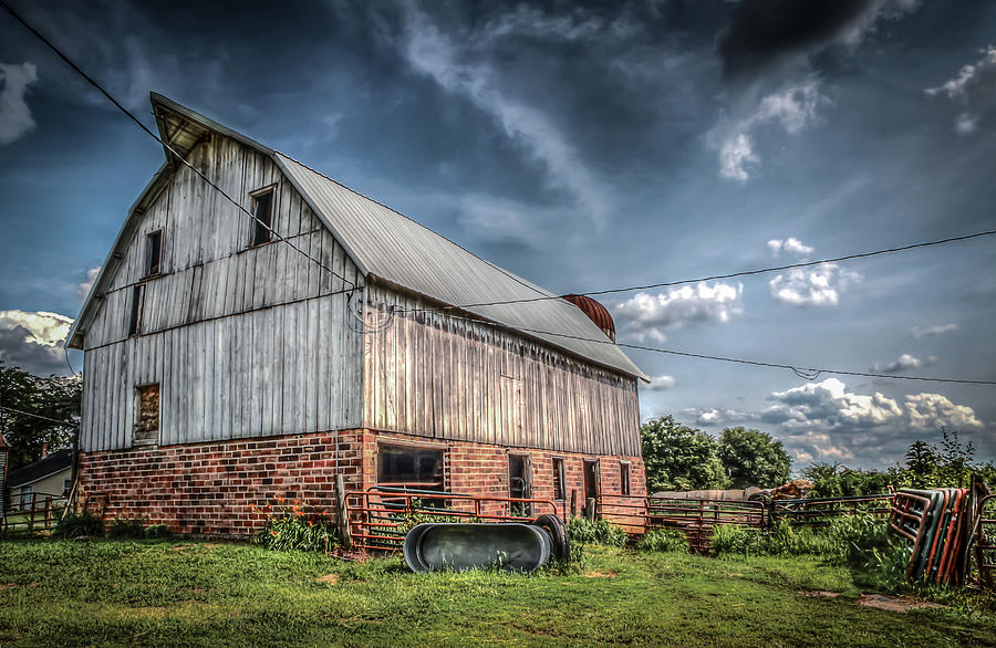 Barn Yard Photograph by Ray Congrove