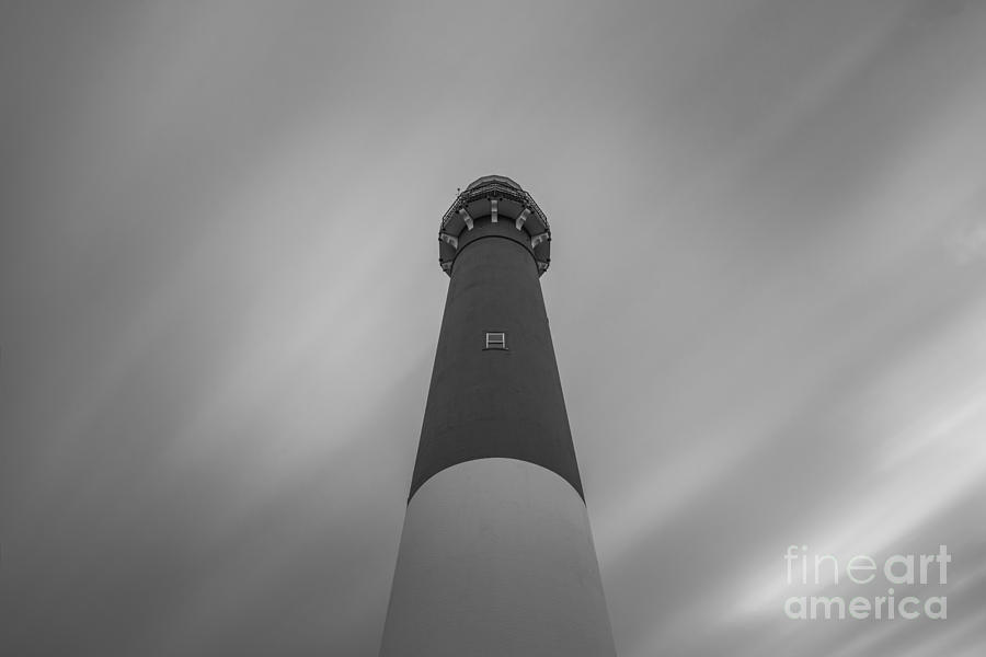 Black And White Photograph - Barnegat Lighthouse by Michael Ver Sprill