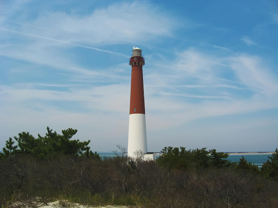 Lighthouse Photograph - Barnegat Lighthouse New Jersey by Bill Cannon