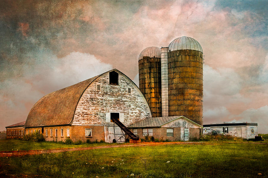 Barn Photograph - Barns in the Country by Debra and Dave Vanderlaan