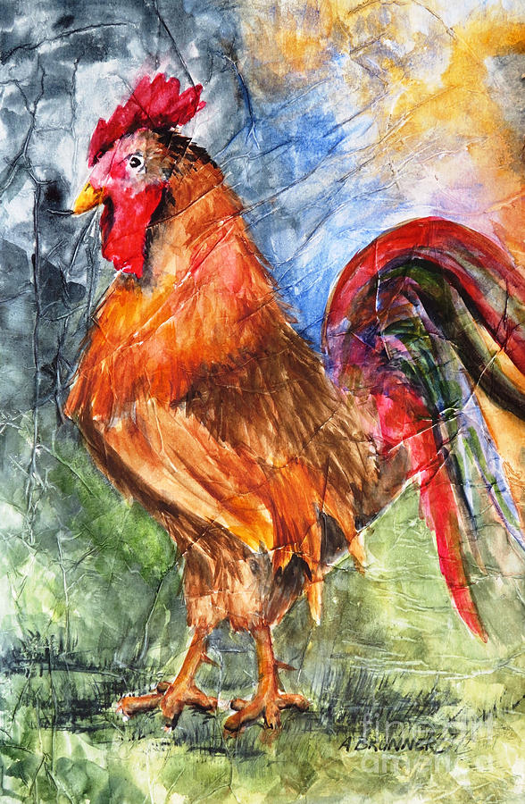 Barnyard Boss Painting by Alice Brunner - Fine Art America