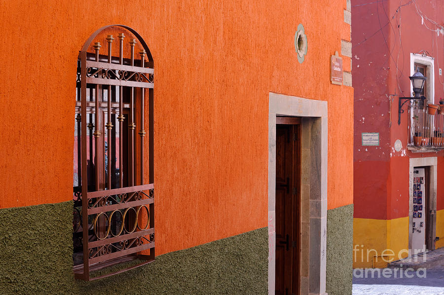 Barred Window, Mexico Photograph by John Shaw