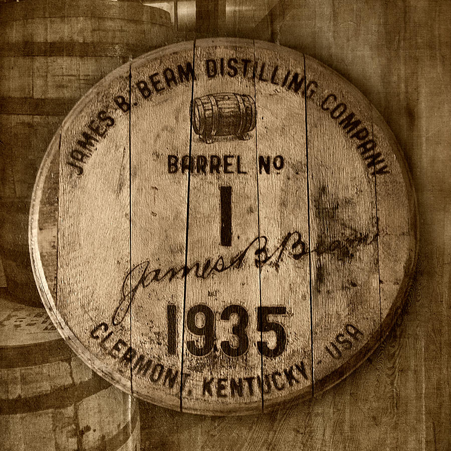 Bourbon Barrel Photograph - Barrel No. 1 by Karen Varnas