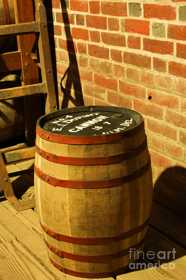 San Francisco Photograph - Barrel Of Cannon Powder by Suzanne Luft