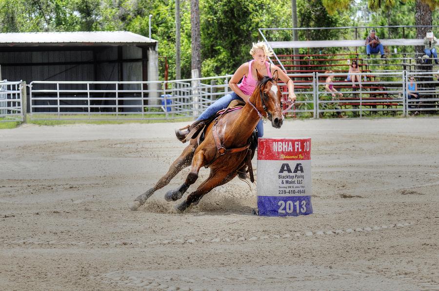 Barrel Racer 2 Photograph by Keith Lovejoy