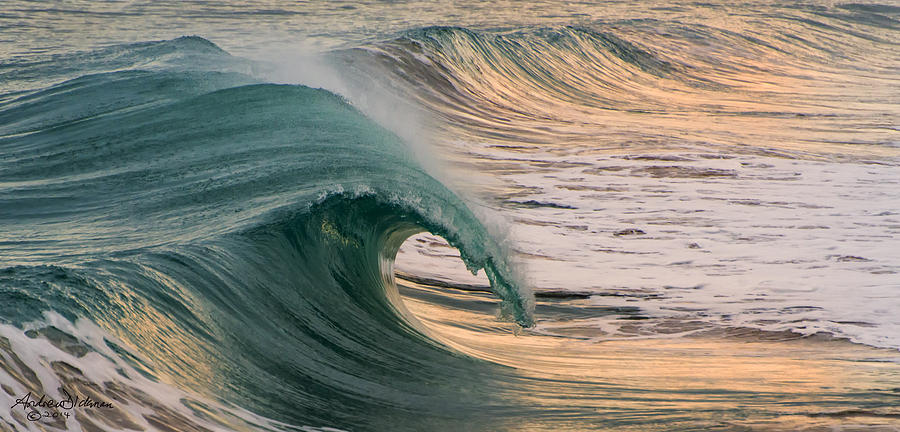 Barrel Wave Photograph by Andrew Dickman
