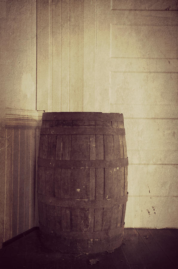 Wooden Barrel Photograph by Marilyn Wilson