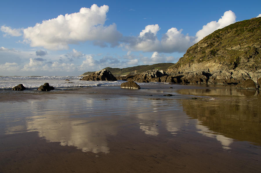Barricane beach - North Devon Photograph by Pete Hemington