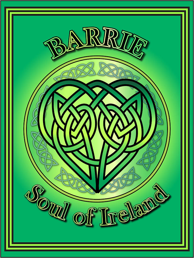 Barrie Digital Art - Barrie Soul of Ireland by Ireland Calling
