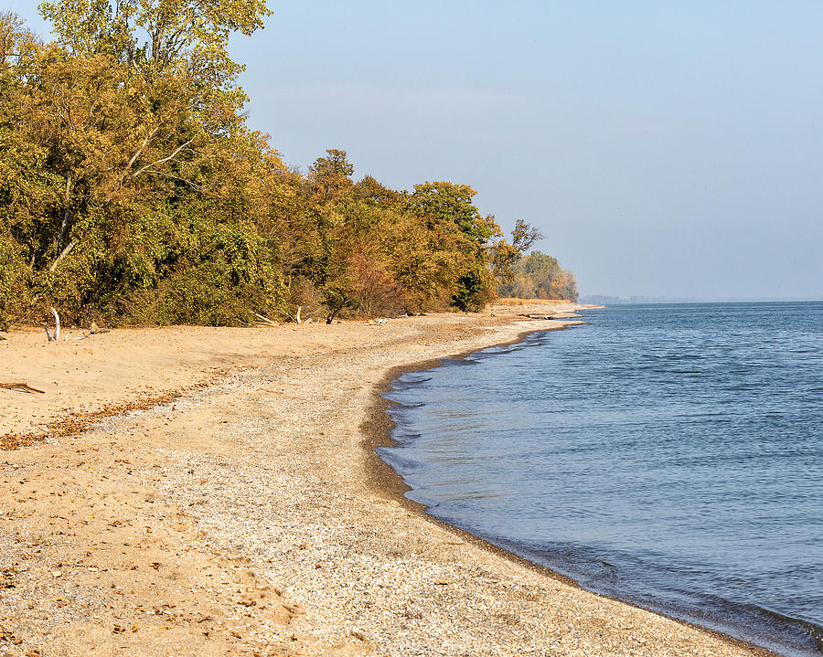 Barrier Beach Pelee Point Photograph by Jack R Perry
