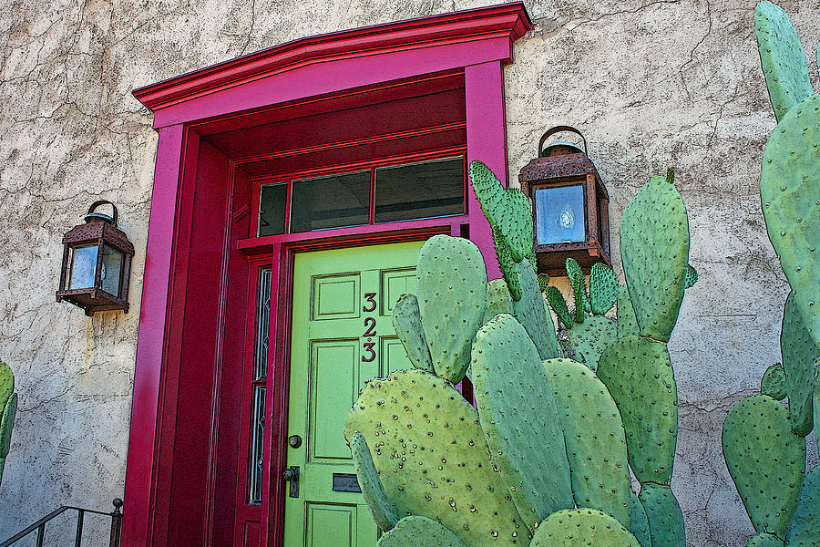 Barrio Red and Green Photograph by James Capo