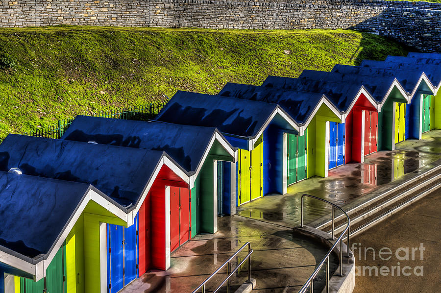 Barry Island Beach Huts 1 Photograph by Steve Purnell