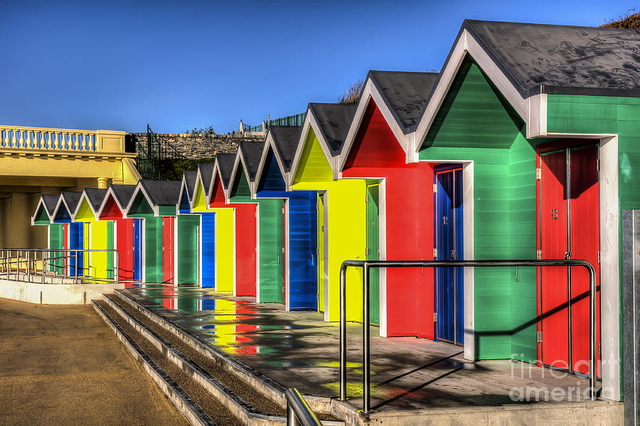 Barry Island Beach Huts 6 Photograph by Steve Purnell - Pixels