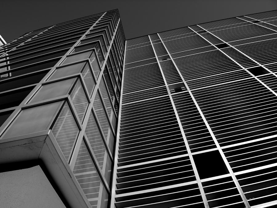 Black And White Photograph - Bars and windows by David Stewart