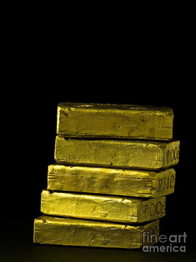 Bars of Gold Photograph by Edward Fielding