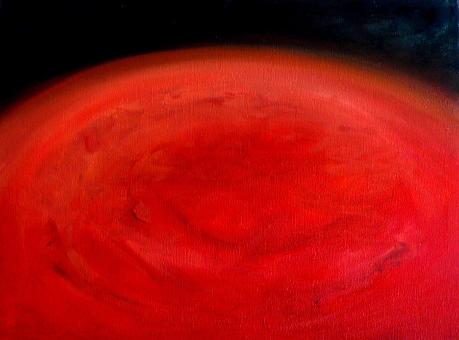 Barsoom Mars The Red Planet Painting by Katy Hawk