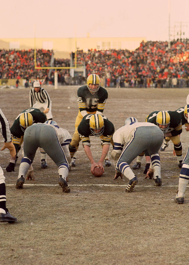 Bart Starr Photograph - Bart Starr Goal Line by Retro Images Archive