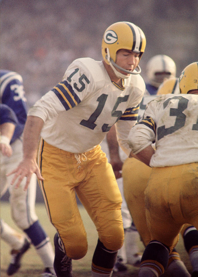 Bart Starr Photograph - Bart Starr Hands Off by Retro Images Archive