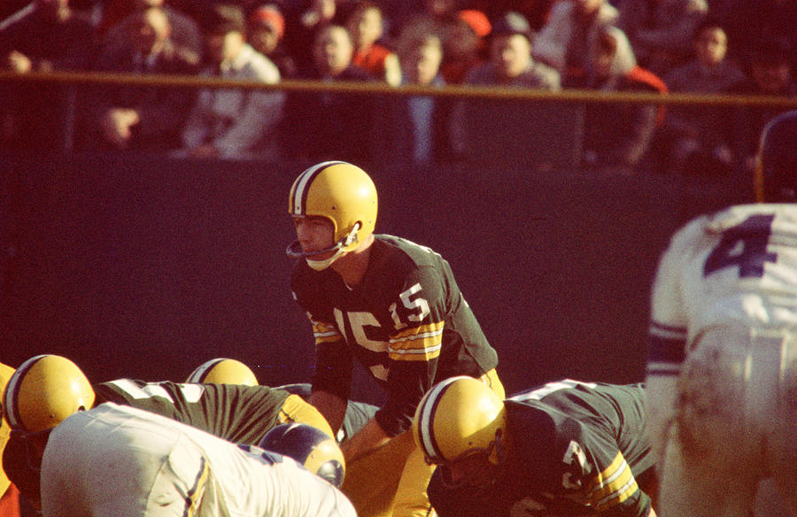 Bart Starr Photograph - Bart Starr Looks Ahead by Retro Images Archive