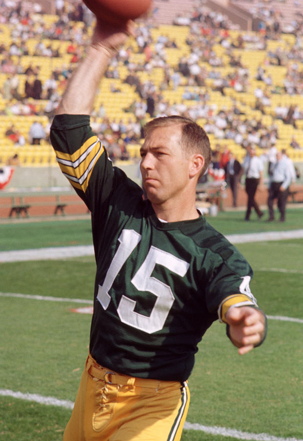 Bart Starr Photograph - Bart Starr Pregame  #1 by Retro Images Archive