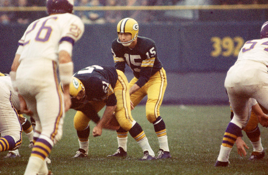 Bart Starr Photograph - Bart Starr Vs. Vikings by Retro Images Archive