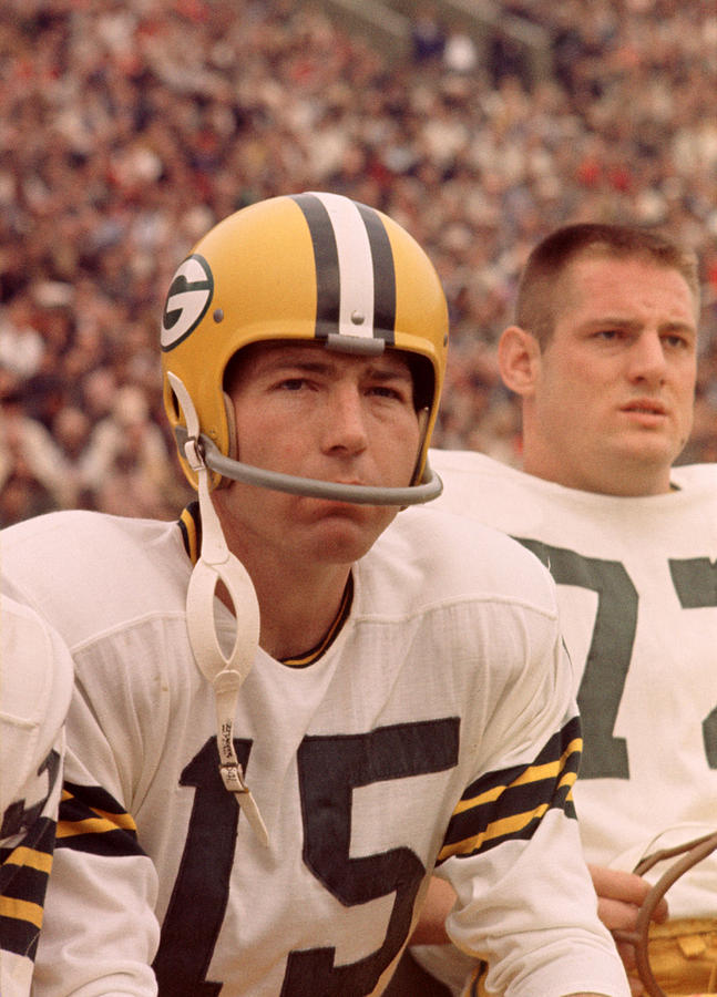 Bart Starr Photograph - Bart Starr Watches From The Sideline by Retro Images Archive