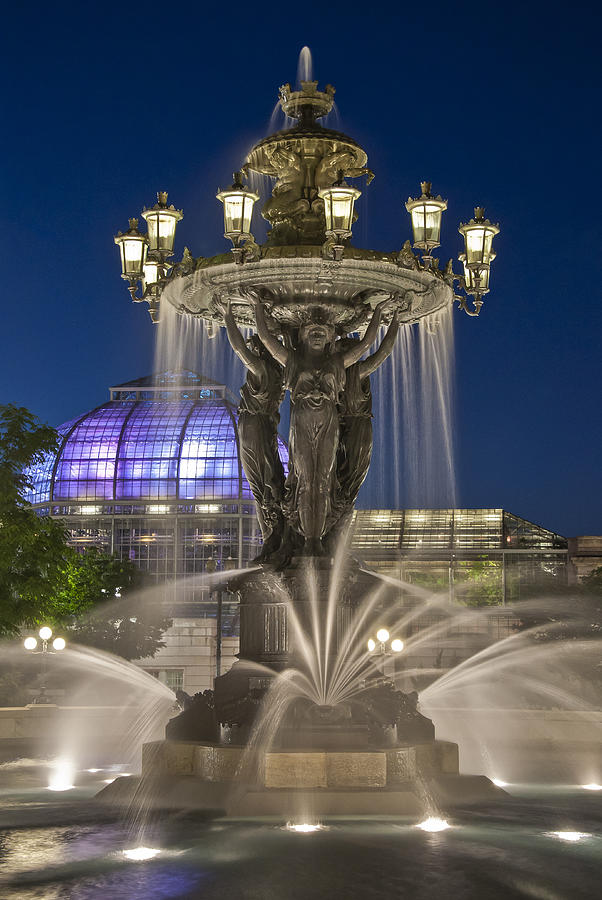 Bartholdi Fountain Photograph by Valerie Brown