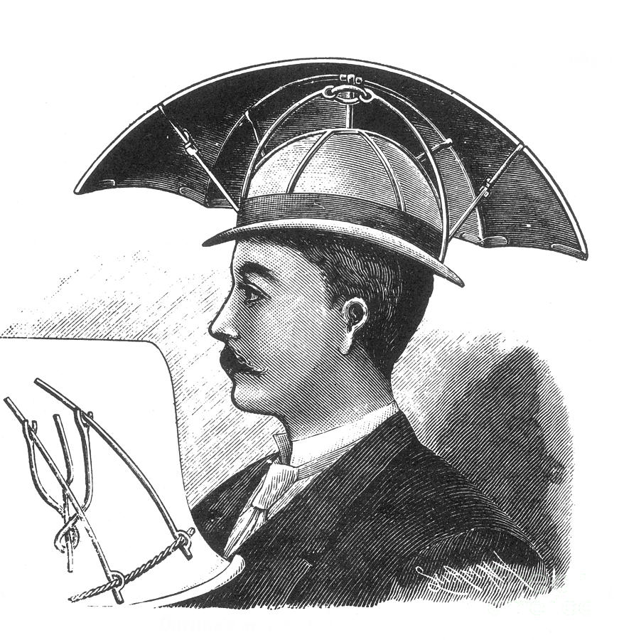 Bartines Sunshade Hat 1890 Photograph by Science Source
