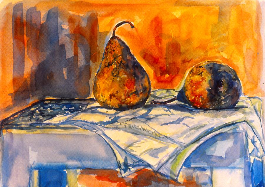 Bartlett Pears Painting by Kendall Kessler