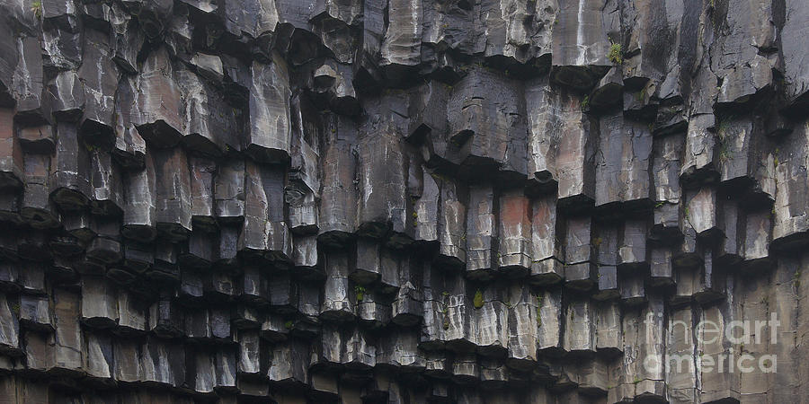 basaltic columns of Svartifoss Iceland Photograph by Rudi Prott