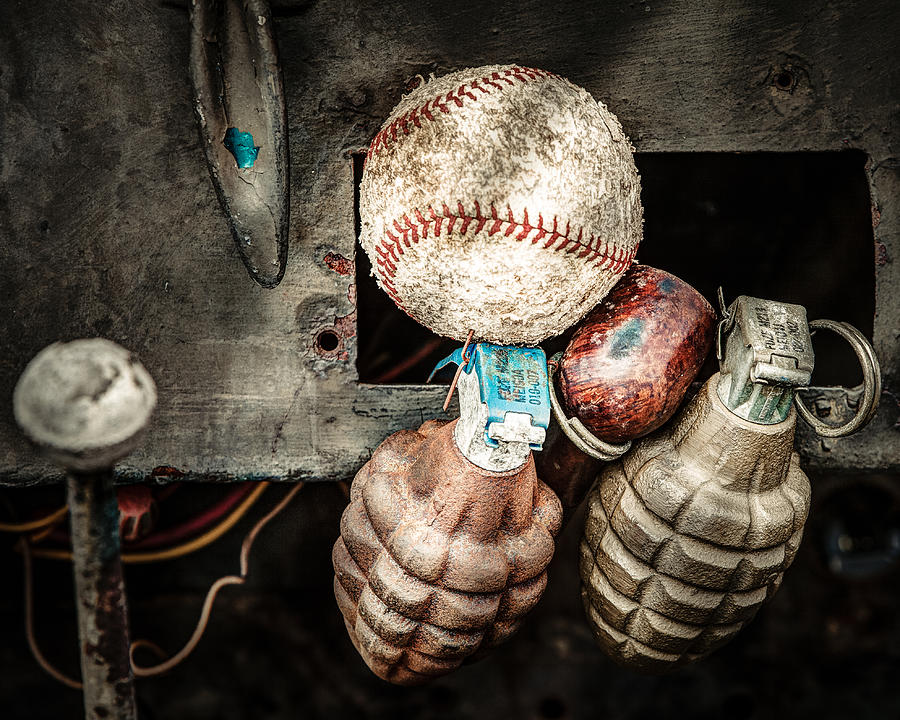Baseball and Hand Grenades Photograph by Gary Heller