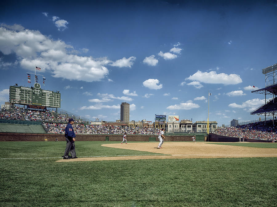 Baseball at Wrigley Field in the 1990s Photograph by Mountain Dreams - Fine  Art America