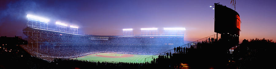 Major League Movie Photograph - Baseball, Cubs, Chicago, Illinois, Usa by Panoramic Images