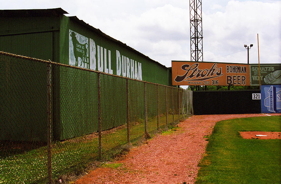 Baseball Field Bull Durham Sign Photograph by Frank Romeo