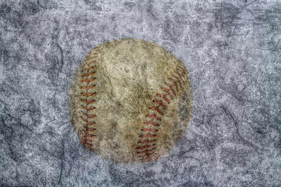 Baseball Frozen in Time Digital Art by Randy Steele