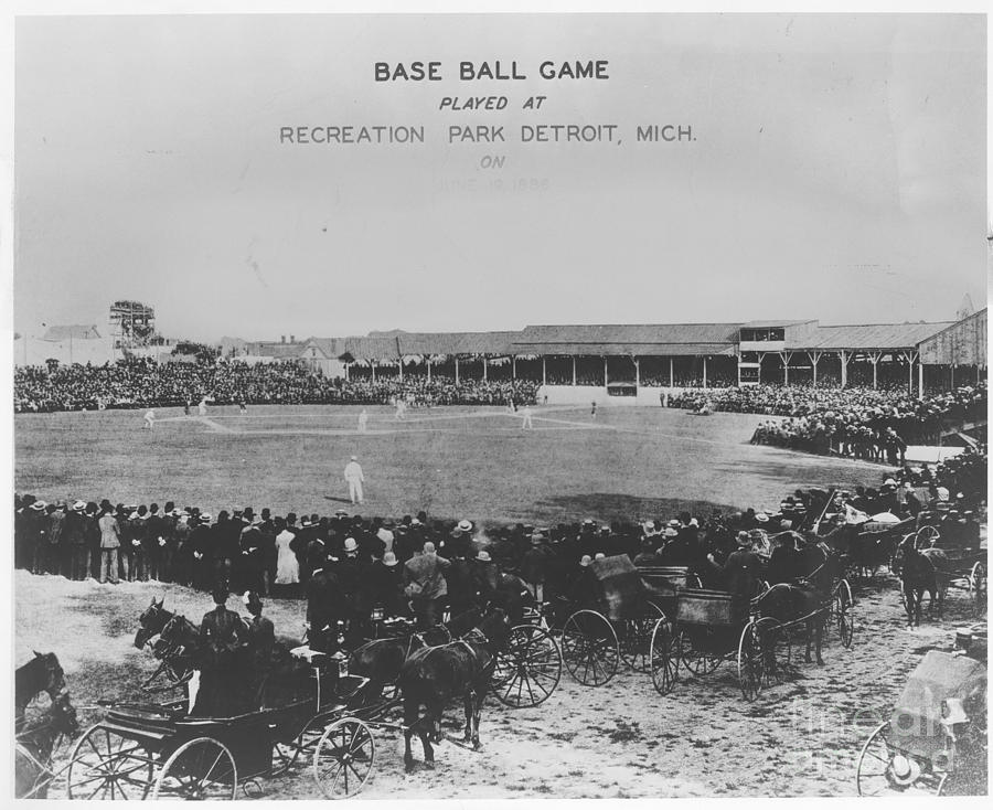 Baseball Game Vintage Photograph by Vintage Collectables