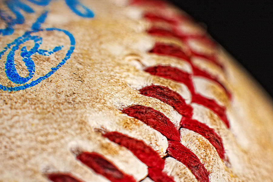 Baseball Laces Photograph