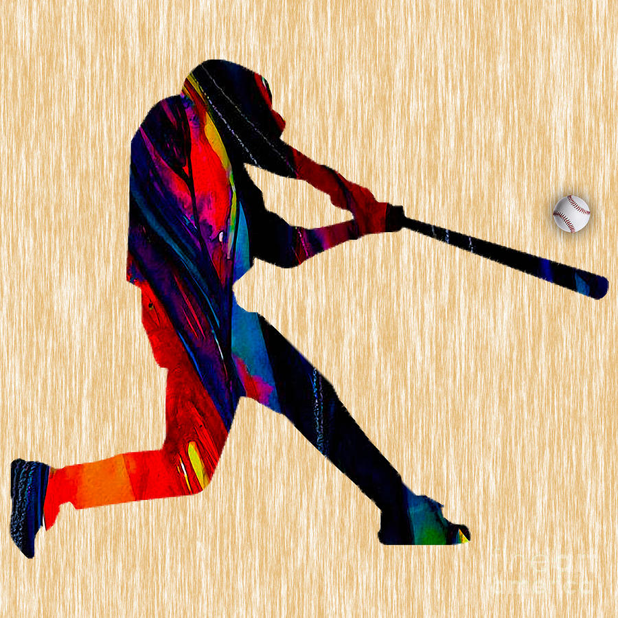 Baseball Mixed Media by Marvin Blaine