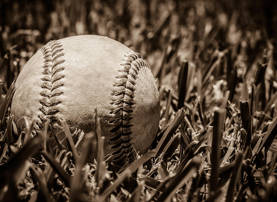 Baseball Photograph - Baseball Nostalgia Series Number Three by Kaleidoscopik Photography