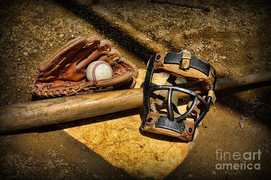 Baseball Photograph - Baseball Play Ball by Paul Ward