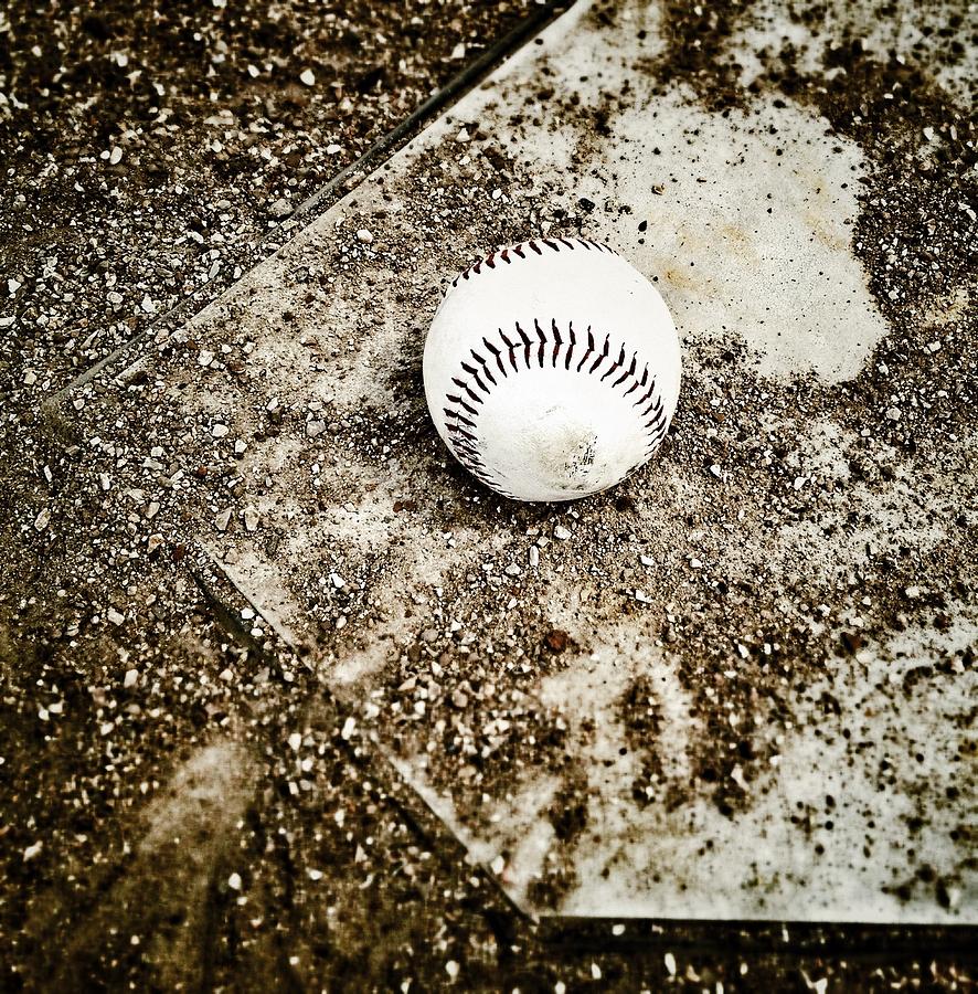 Major League Movie Photograph - Baseball Rocks by Shawn Wood