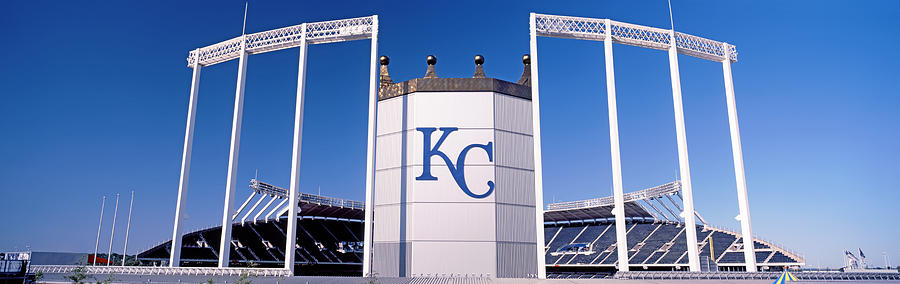 Kansas City Royals Photograph - Baseball Stadium, Kauffman Stadium by Panoramic Images