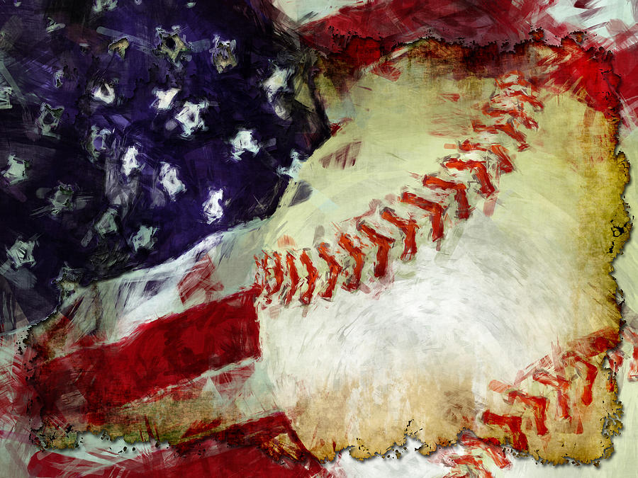 Baseball Usa Digital Art