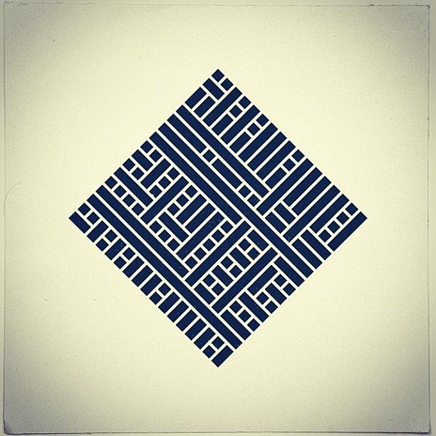 Pattern Photograph - Basic Block | #grid #geometry #pattern by Harrison Stone