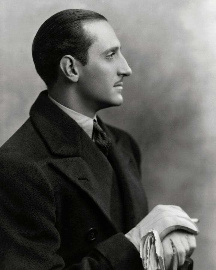 Basil Rathbone In The Play Heat Wave Photograph by Irving Chidnoff