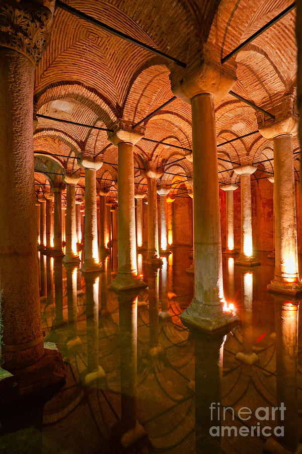 Basilica Cistern - Istanbul Photograph by Luciano Mortula