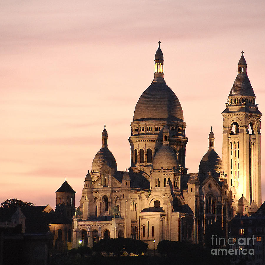 Basilica de Sacre Coeur Cathedral Paris Photograph by Ivy Ho