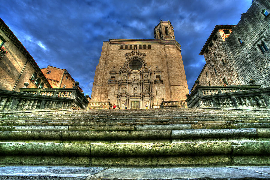 Barcelona Photograph - Basilica de Santa Maria Girona  by Isaac Silman