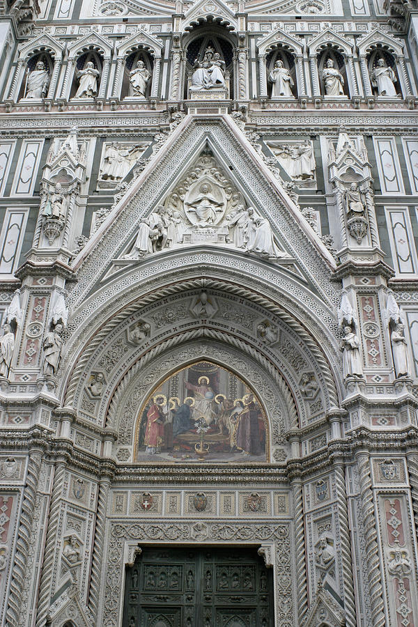 Basilica di Santa Maria del Fiore Florence Tuscany Italy Realistic Photograph by Karen Stephenson