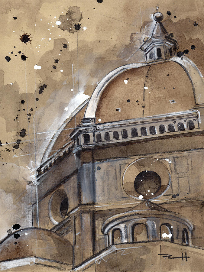 Basilica di Santa Maria del Fiore Painting by Sean Parnell